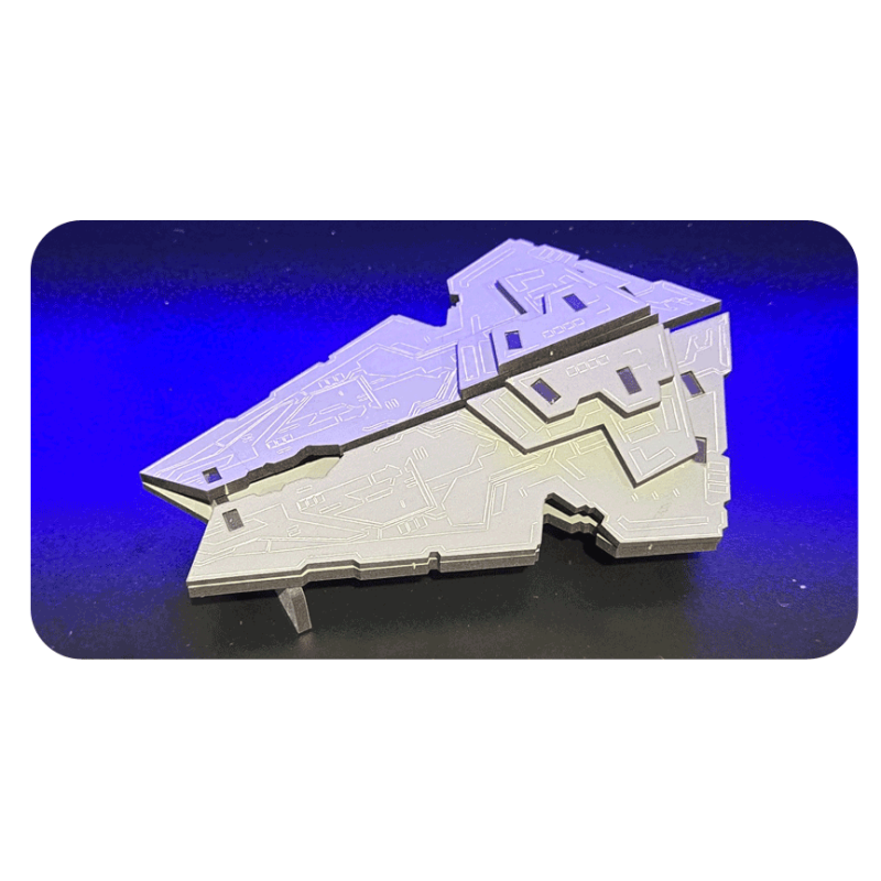 3D Starship Model - "Star of Ares" Battle Destroyer Capital Ship