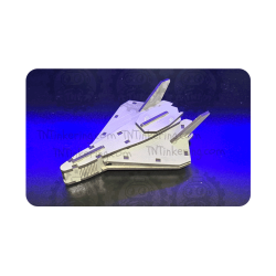 3D Starship Model - "Luminus Fang" Battle Cruiser Capital Ship