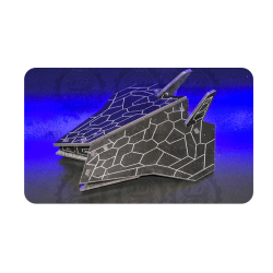 3D Starship Model - "Manta" Stealth Cruiser Capital Ship