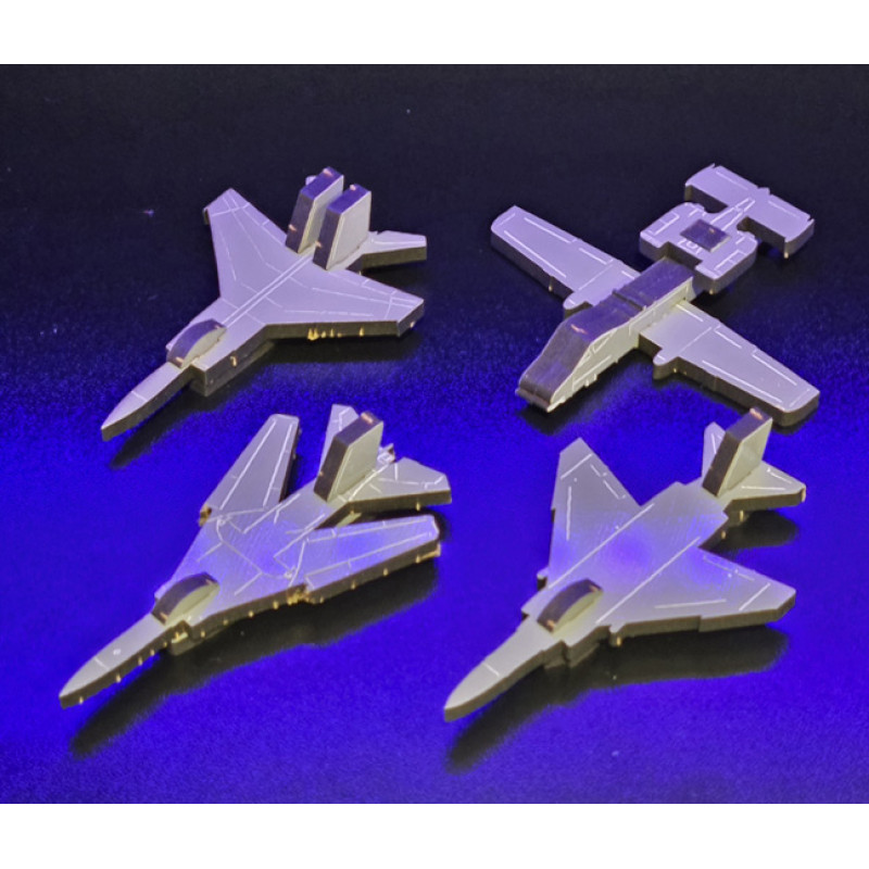 3D Model Build Your Own Fighter Jet, 3rd Generation fighter jets, MIG-23 Flogger, MIG-25 Foxbat, F-4 Phantom, A-10 Thunderbolt