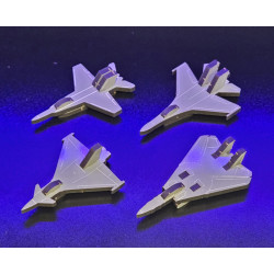 3D Model Build Your Own Fighter Jet, 4th Generation fighter jets, F-18 Hornet, Typhoon, SU-35 Flanker, F-14 Tomcat