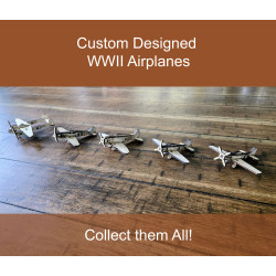 WWII Fighter Model Kit, DIY Wood 3D Puzzle