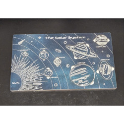 Wood Solar System Puzzle - Engraved Planet Board, Educational Montessori Toy | Space Decor Gift