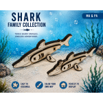 Ma and Pa - Shark Family Collection – Handmade Wooden Shark Set  | Playful Animals Collection