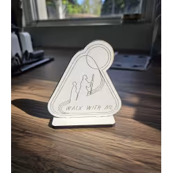 Walk with Me 2026 LDS Youth Theme Wood Standup