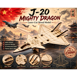 J20 Mighty Dragon Stealth Fighter Jet Model Kit