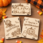 Halloween Gift Card Holder, Dracula Vampire, Ghost and Pumpkin Spooky Season Gift, Teacher Coworker Gift