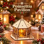 Poinsettia Pavilion | Christmas Village Collection